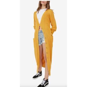 FREE PEOPLE - Golden Apricot Cardigan medium